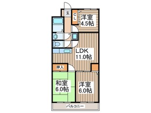 ア－ティ－９８３の物件間取画像